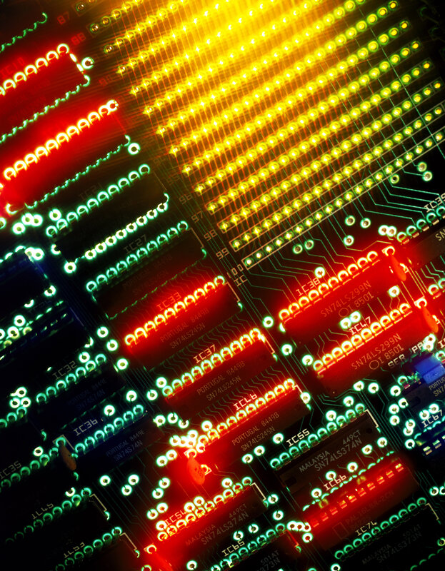 Circuit Board with LEDs