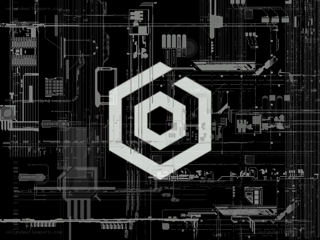 circuit board with logo