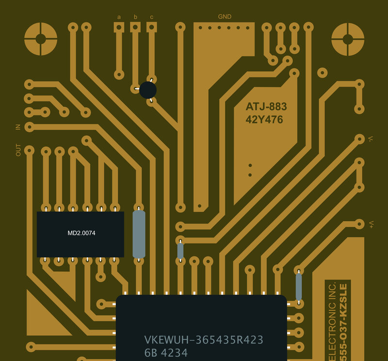 circuit board with microcontrollers
