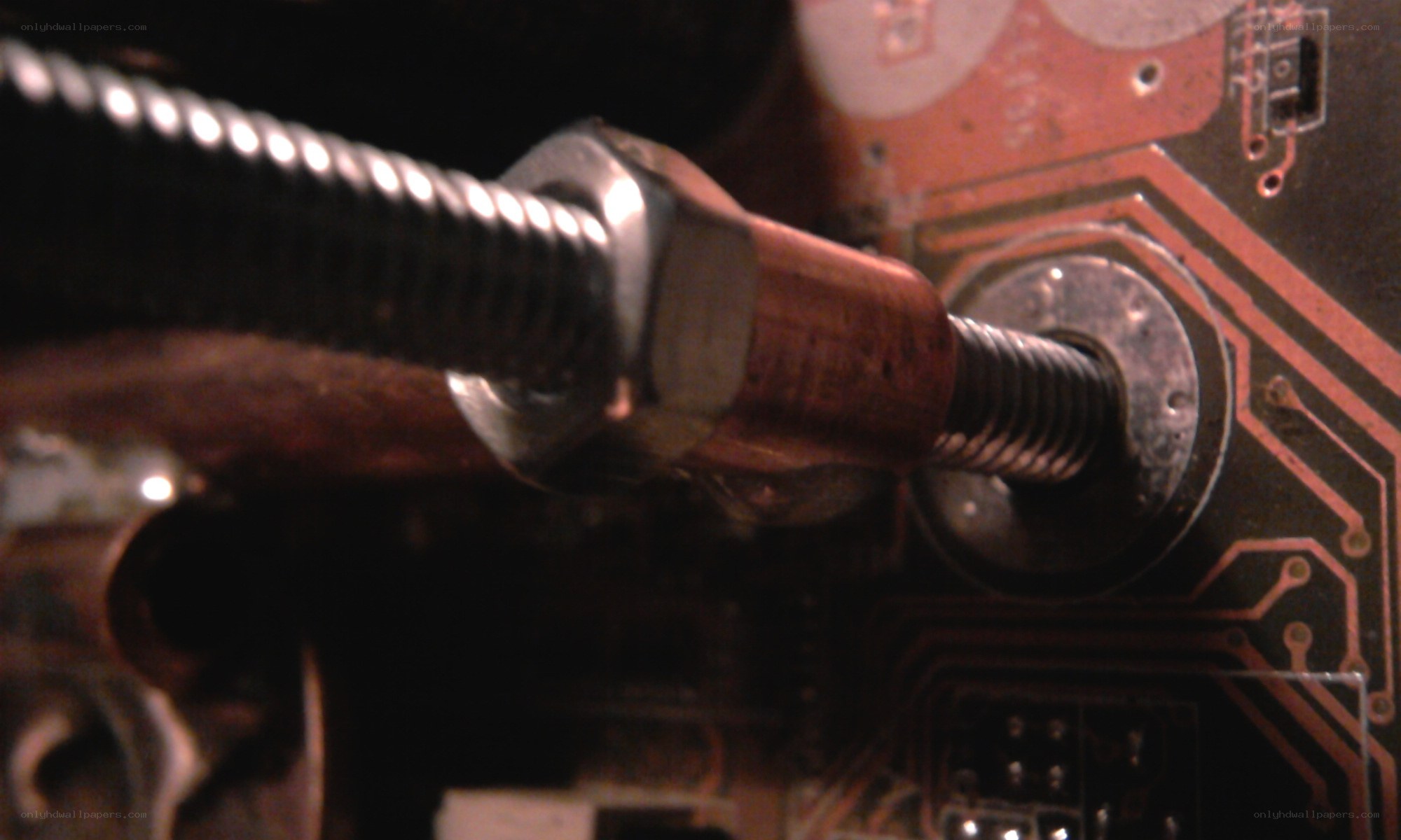 circuit board with screw