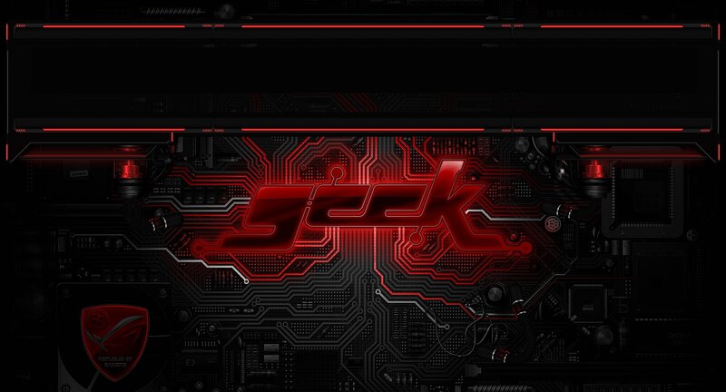 Circuit Board with Text — Black