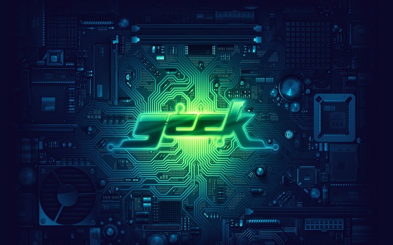 Circuit Board with Text