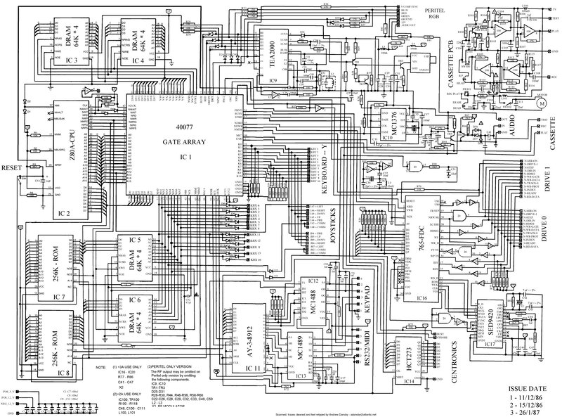Circuit diagram of a computer system