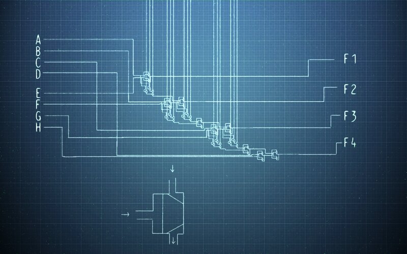 Circuit Diagram on Blueprint