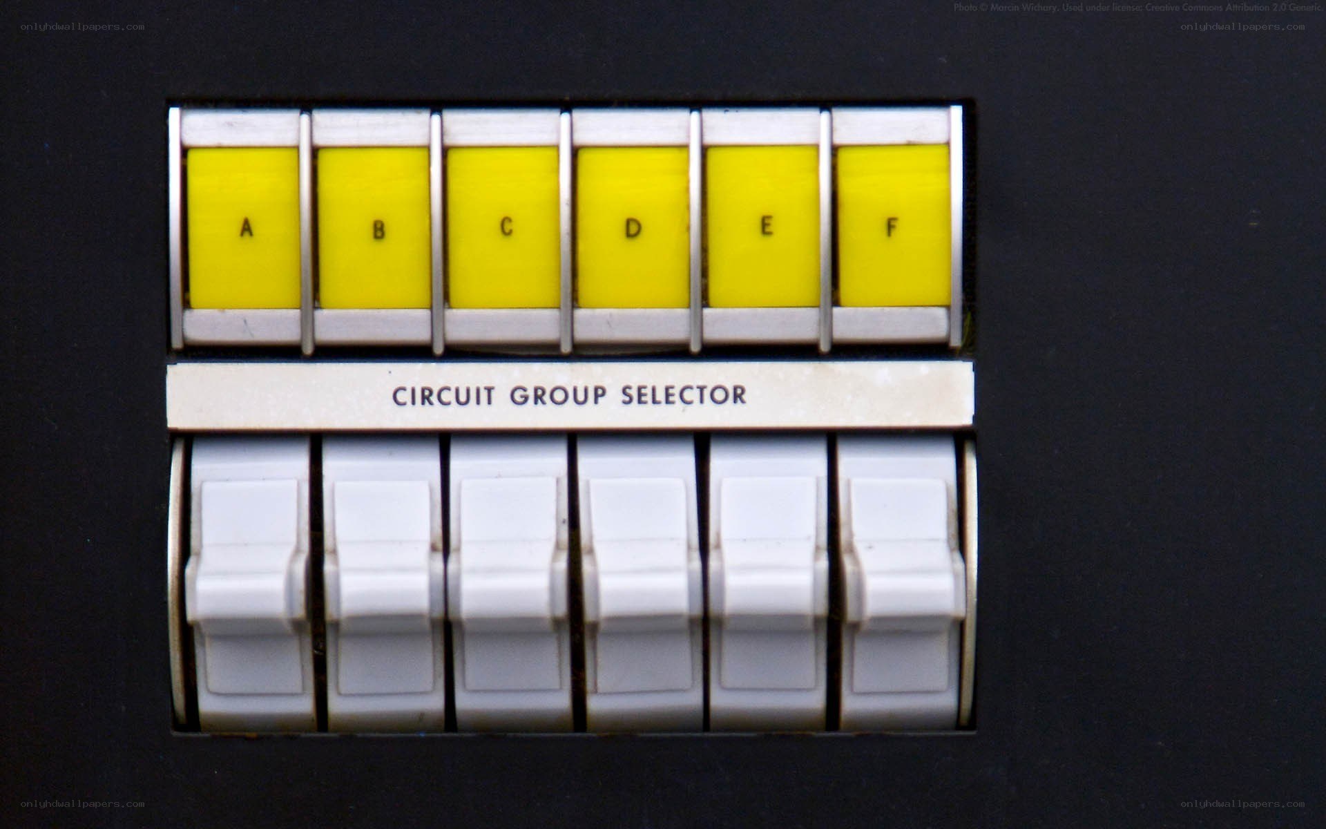 Circuit group selector panel