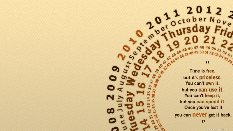 Circular Calendar Design