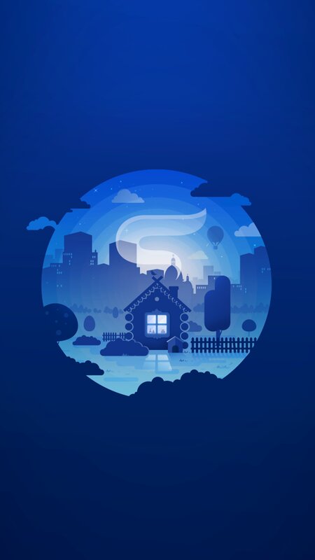 Circular Cityscape View
