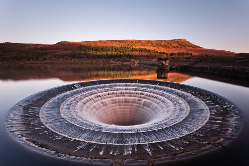 Circular Dam Spillway