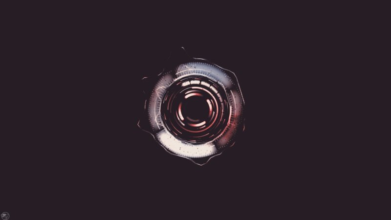 Circular Digital Interface — Black