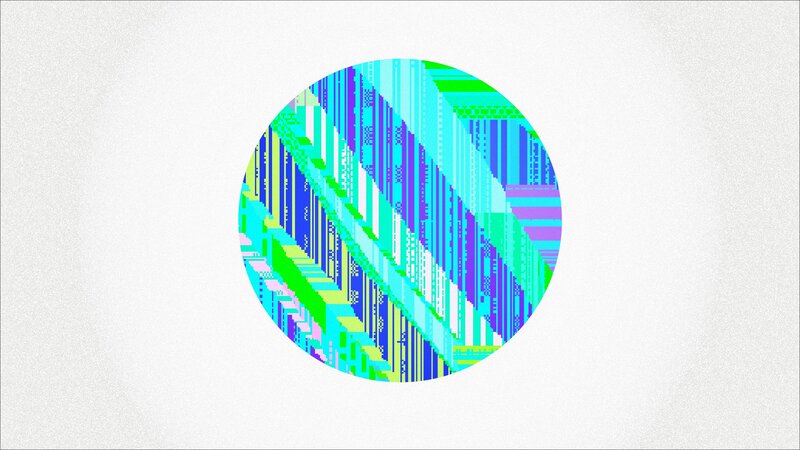 Circular Digital Pattern