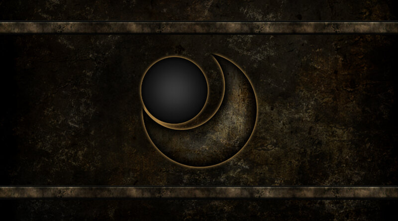 Circular Emblem on Metal
