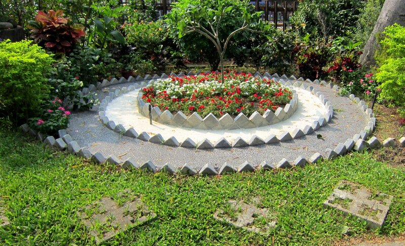 Circular Flower Bed