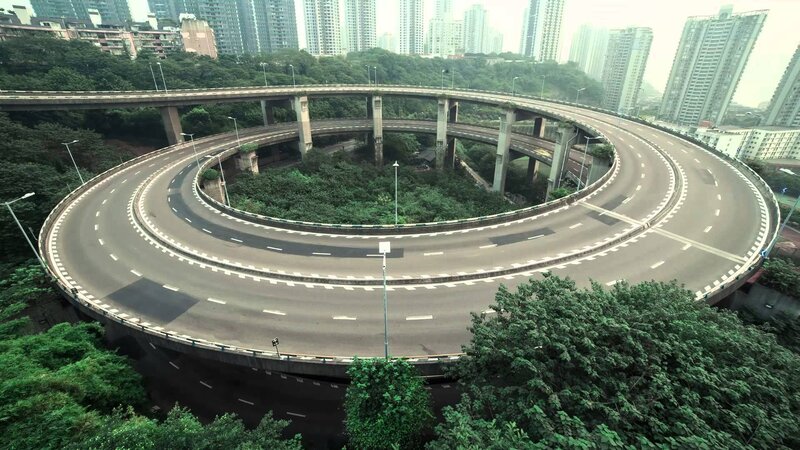 Circular Highway Interchange — Green