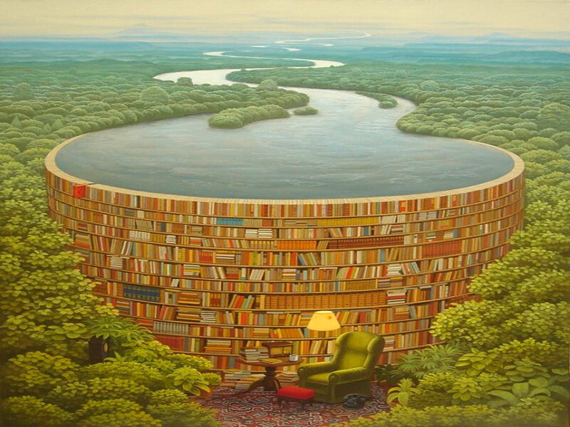 Circular Library Building