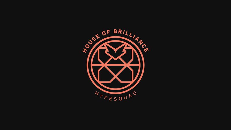 Circular Logo Design — Black
