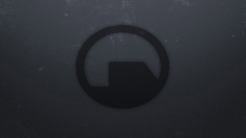 Circular Logo on Dark Surface — Black