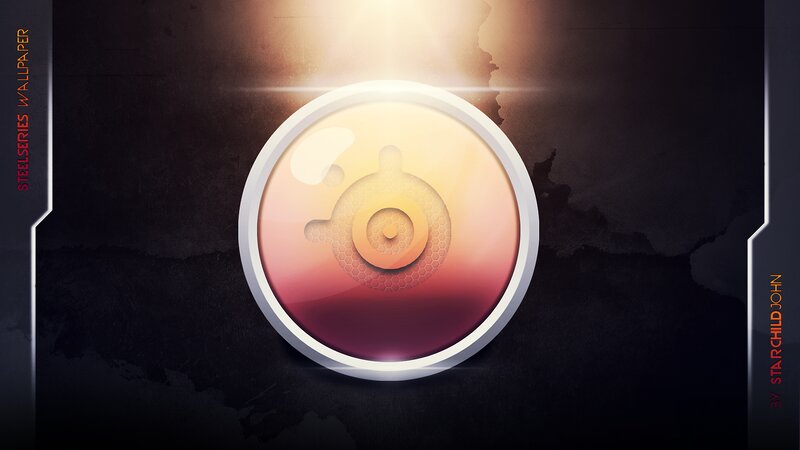 Circular Logo with Light Effect