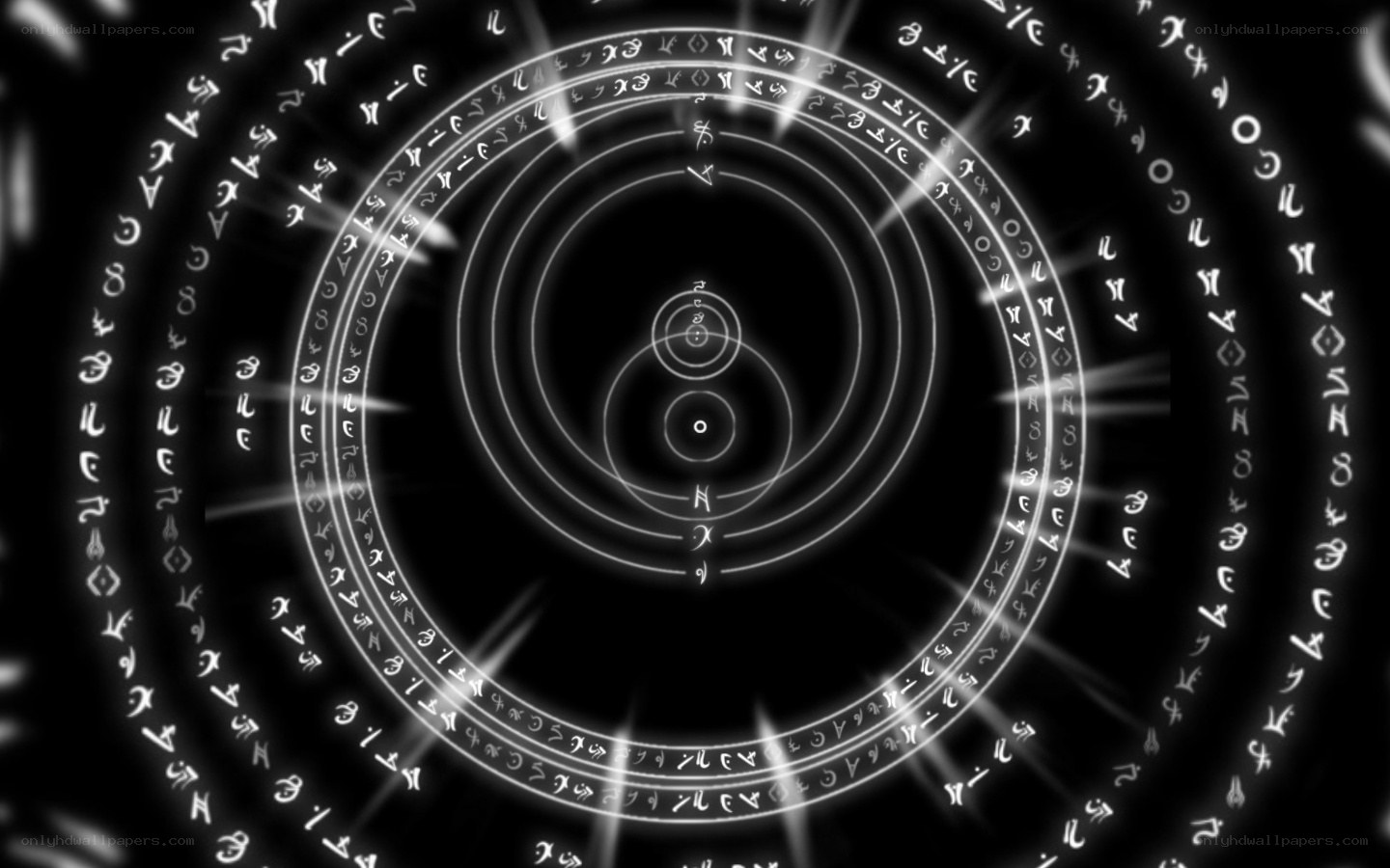 circular magical symbols