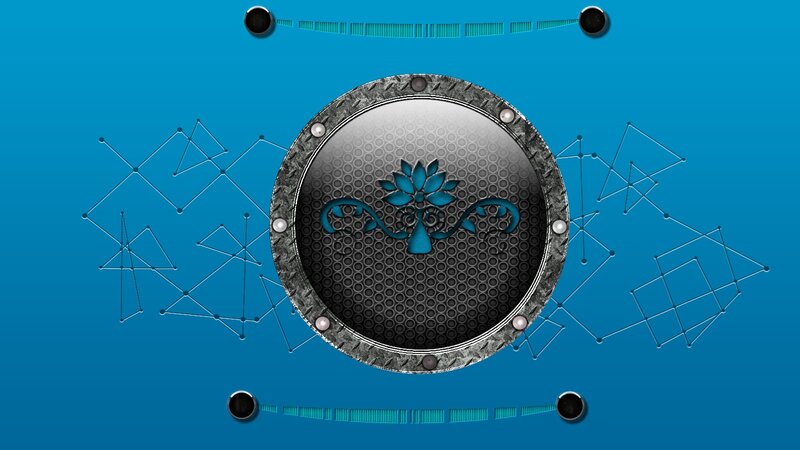 Circular Metal Emblem