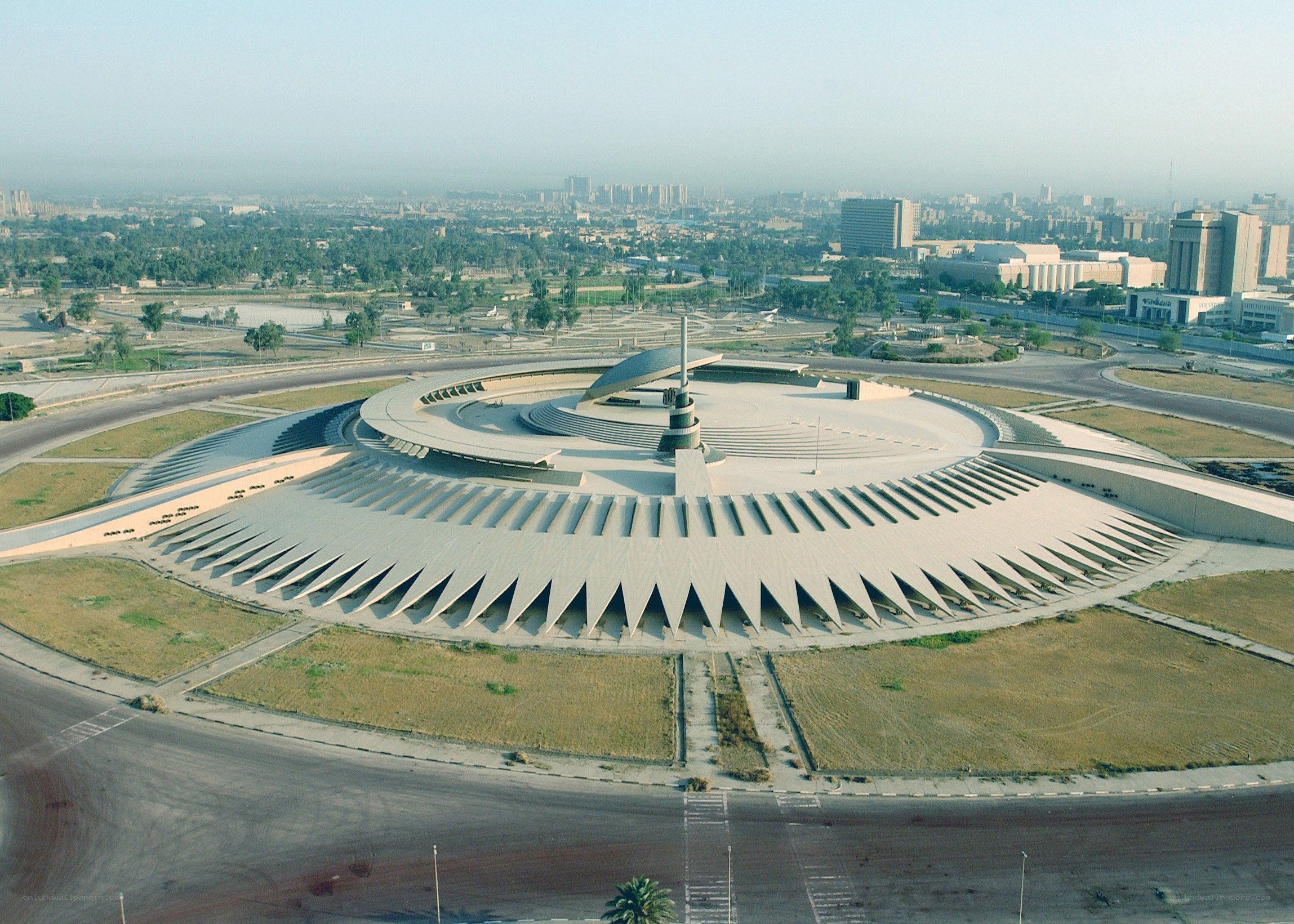 Circular monument in Baghdad