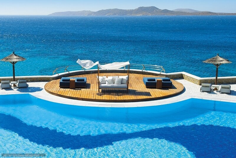 Circular Pool Deck