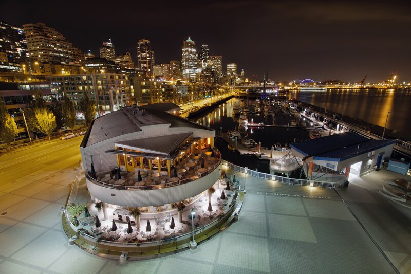 Circular Restaurant at Harbor