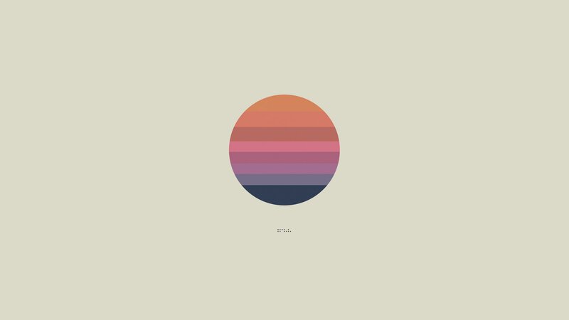 Circular Sunset Design