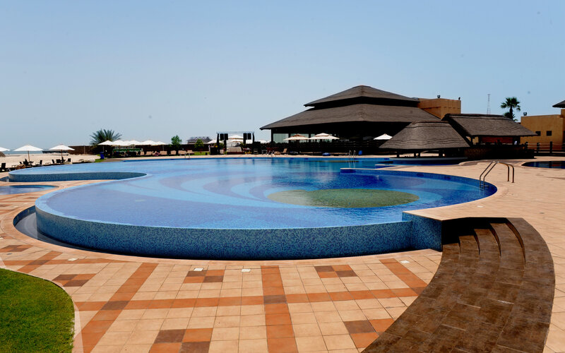 Circular Swimming Pool — Blue