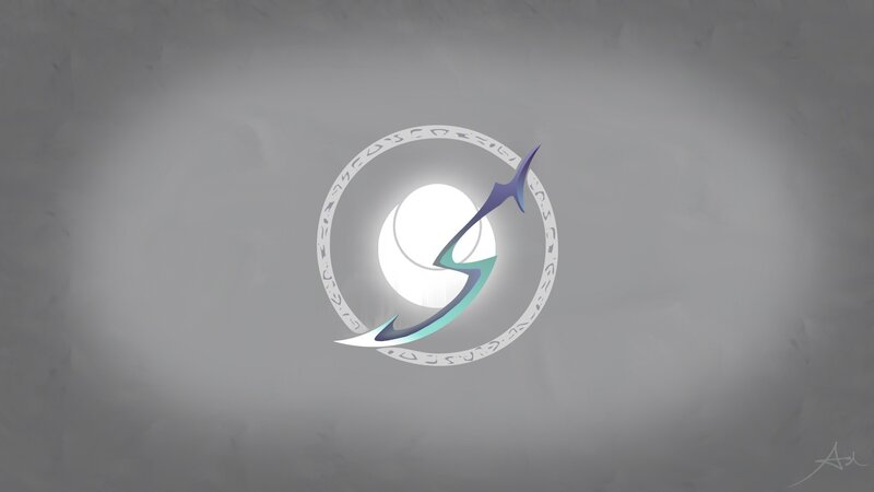 Circular Symbol with Sword