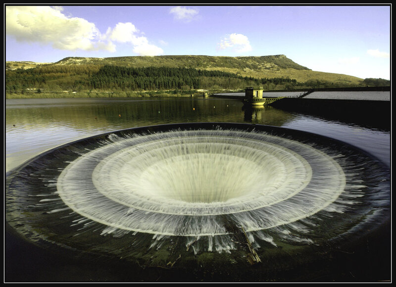Circular Water Spillway