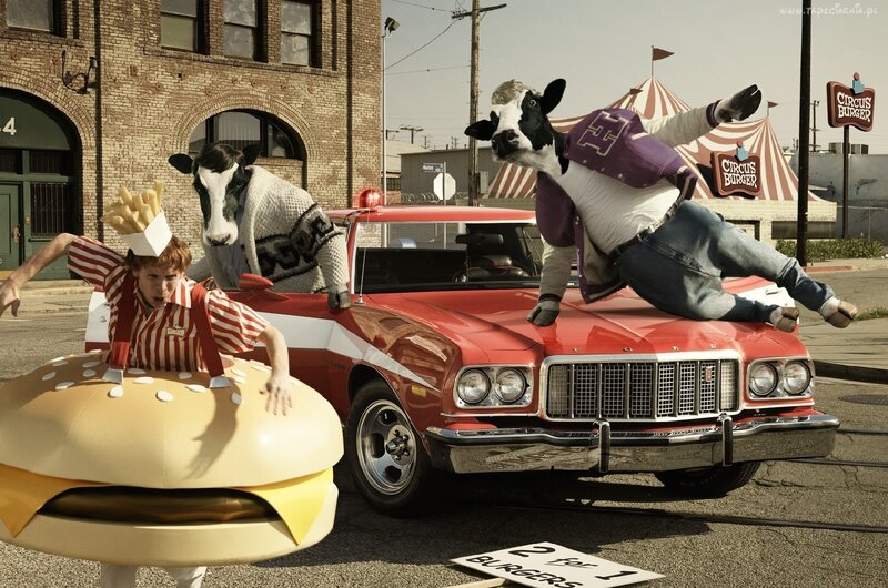 Circus Burger promotional scene