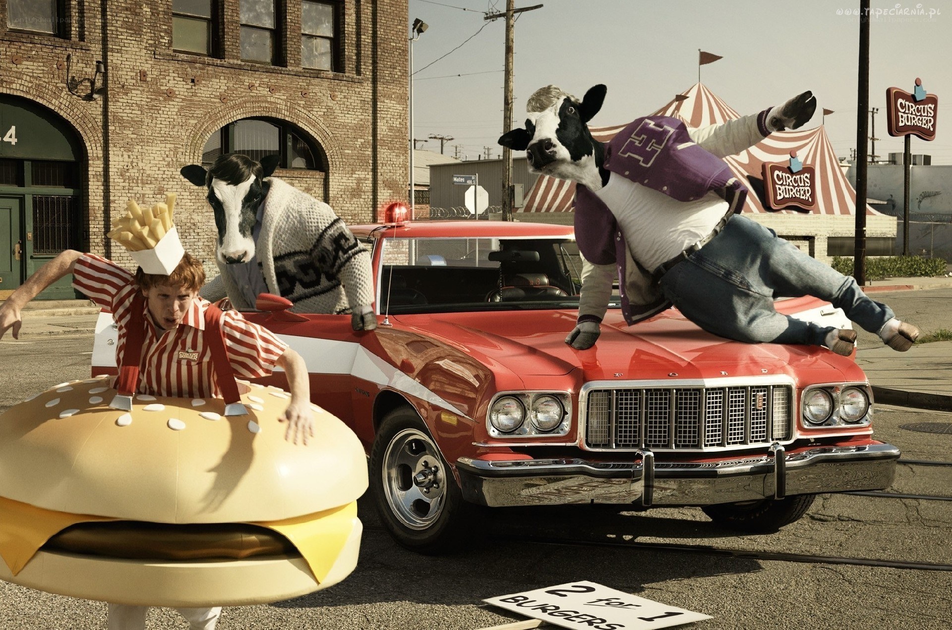 Circus Burger promotional scene