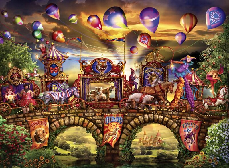 Circus Parade on Bridge
