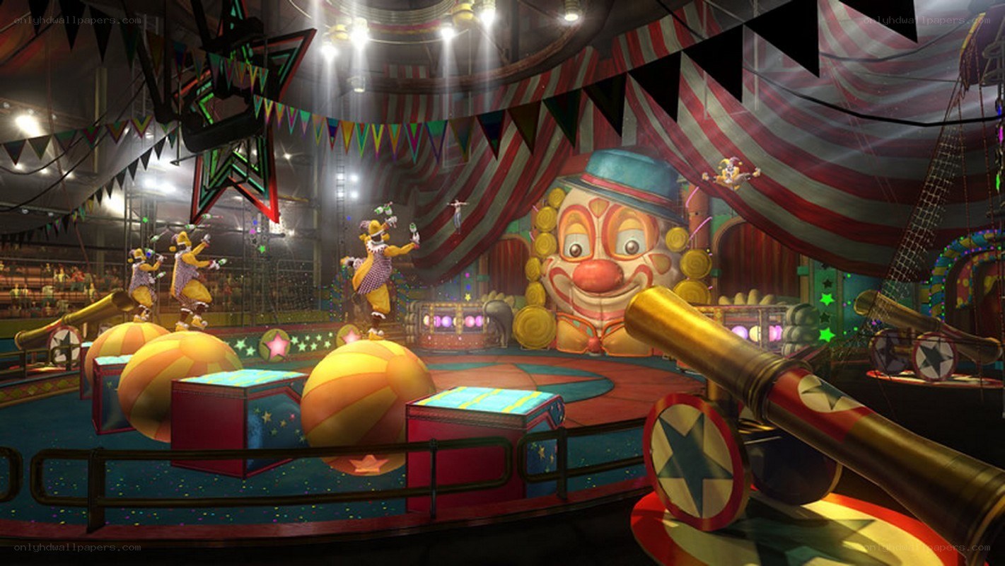 Circus performance scene