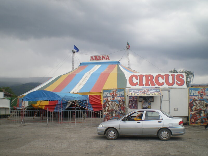 Circus Tent and Car