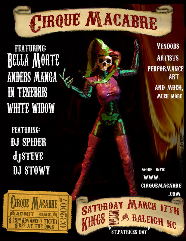 Cirque Macabre event poster