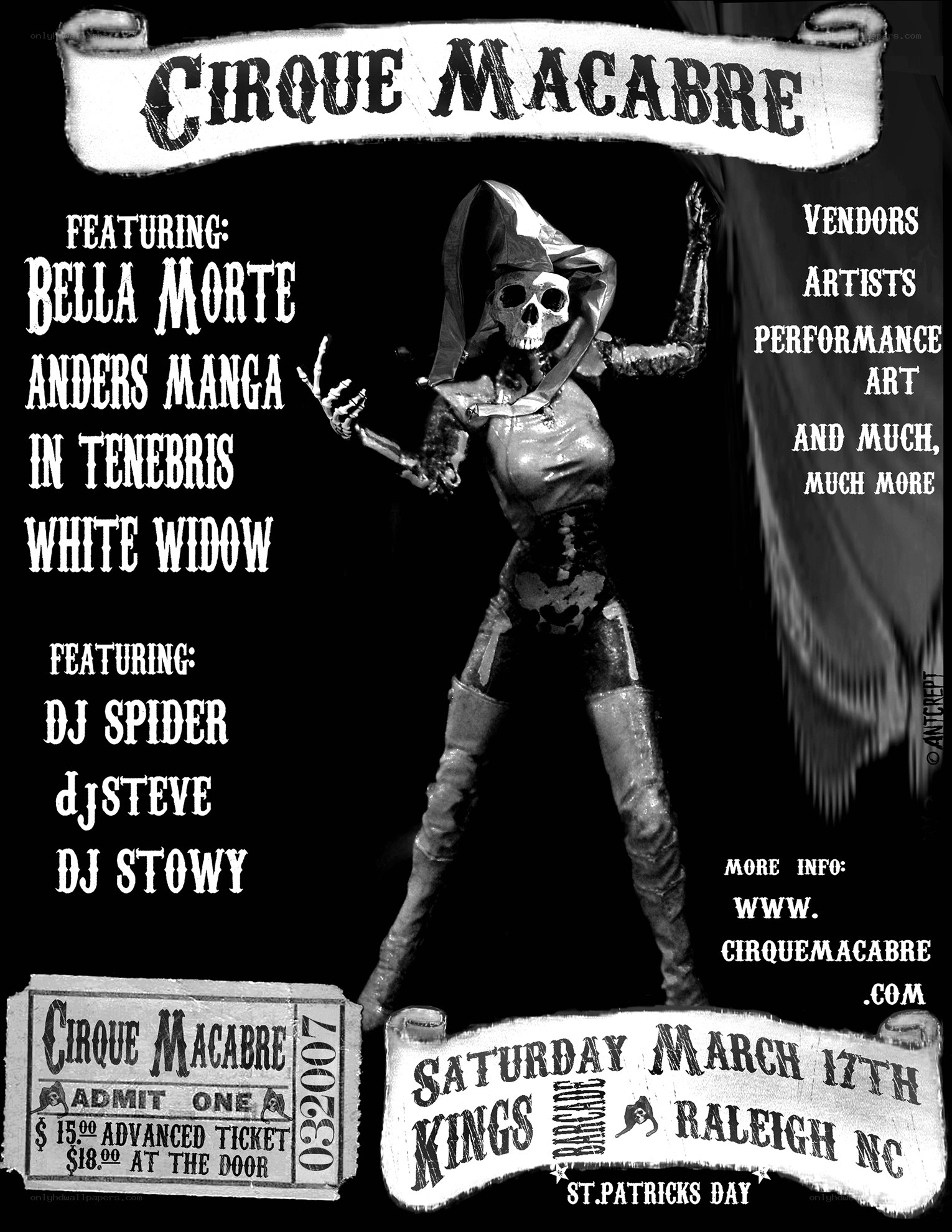 Cirque Macabre event poster
