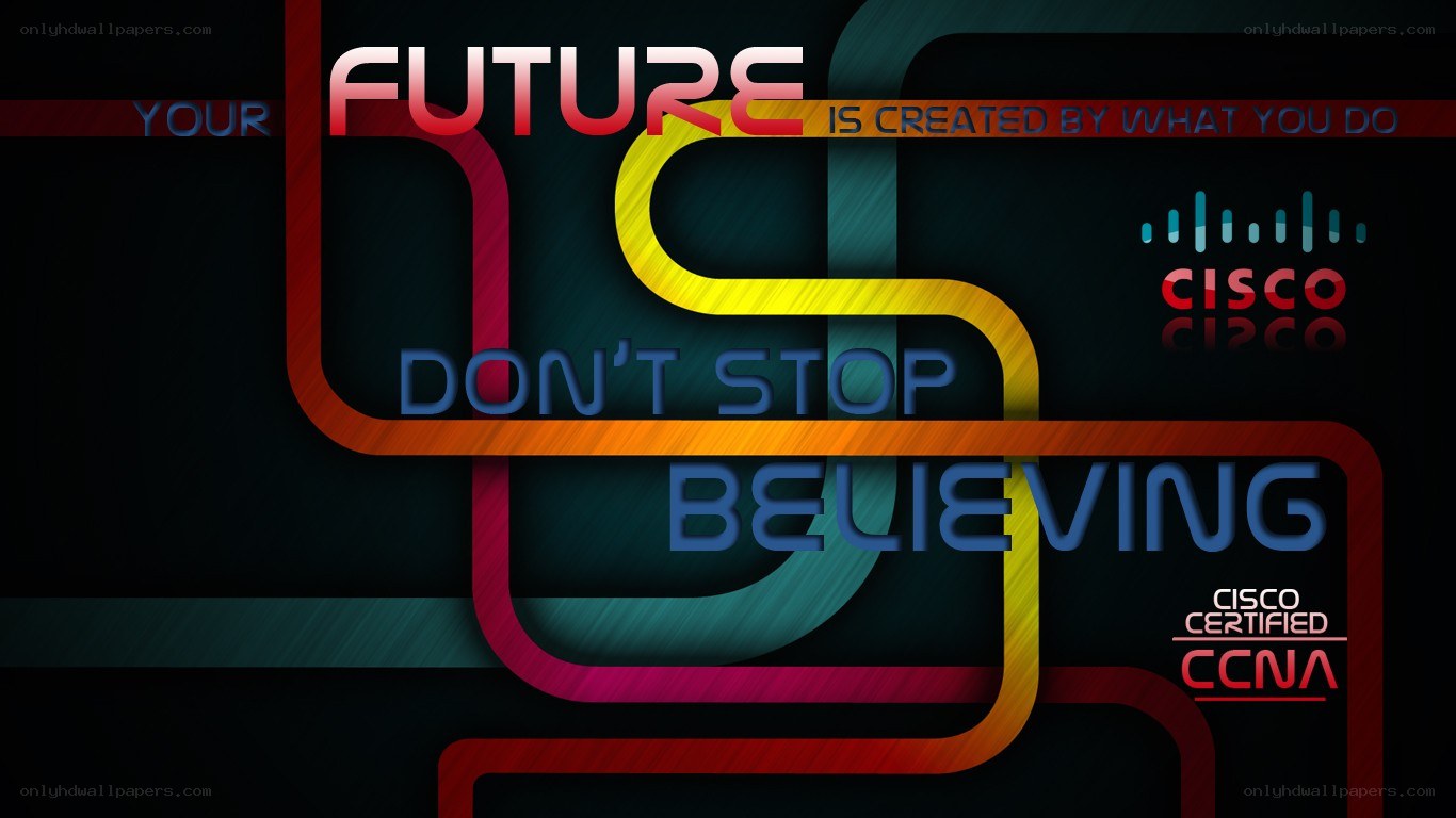 Cisco CCNA motivational graphic