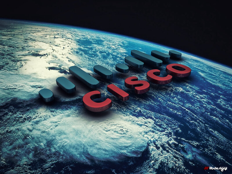 Cisco Logo on Earth