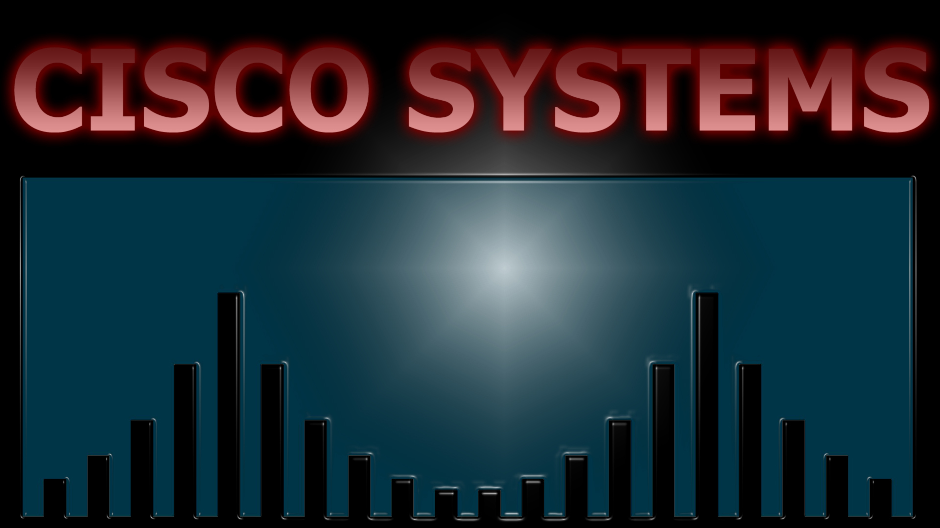 Cisco Systems logo with audio bars