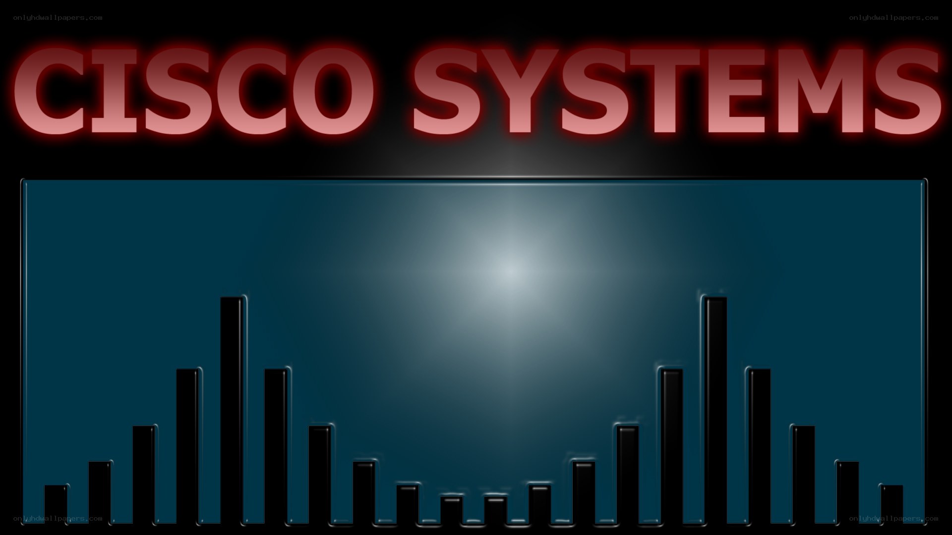 Cisco Systems logo with audio bars