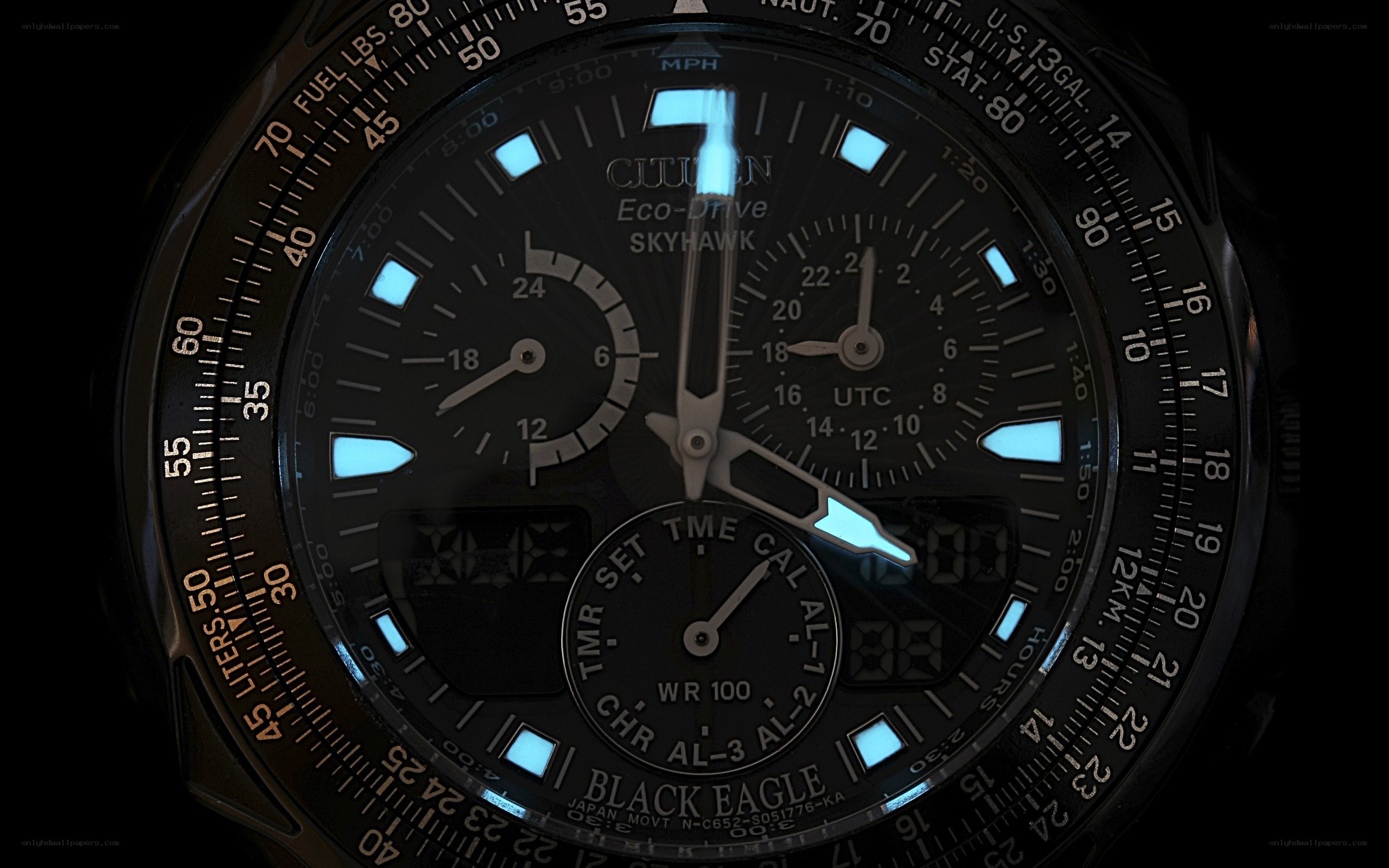 Citizen Eco-Drive watch face