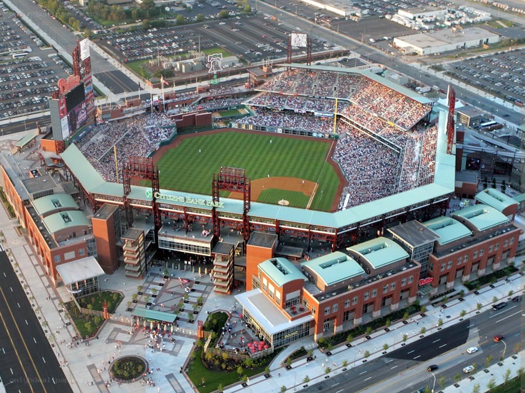 Citizens Bank Park aerial view