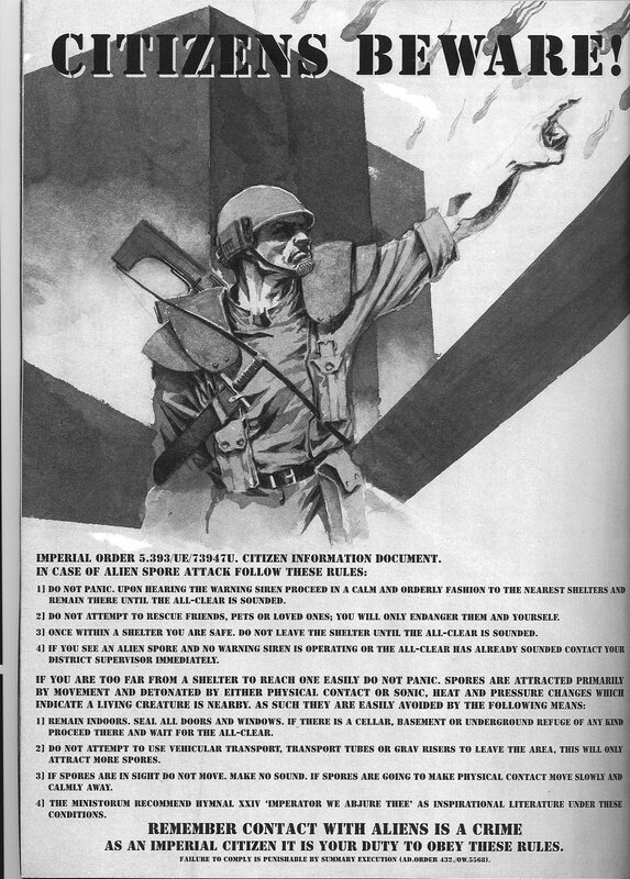 Citizens Beware Alien Attack Poster