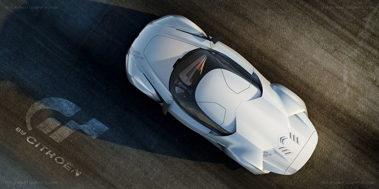 Citroën concept car on track