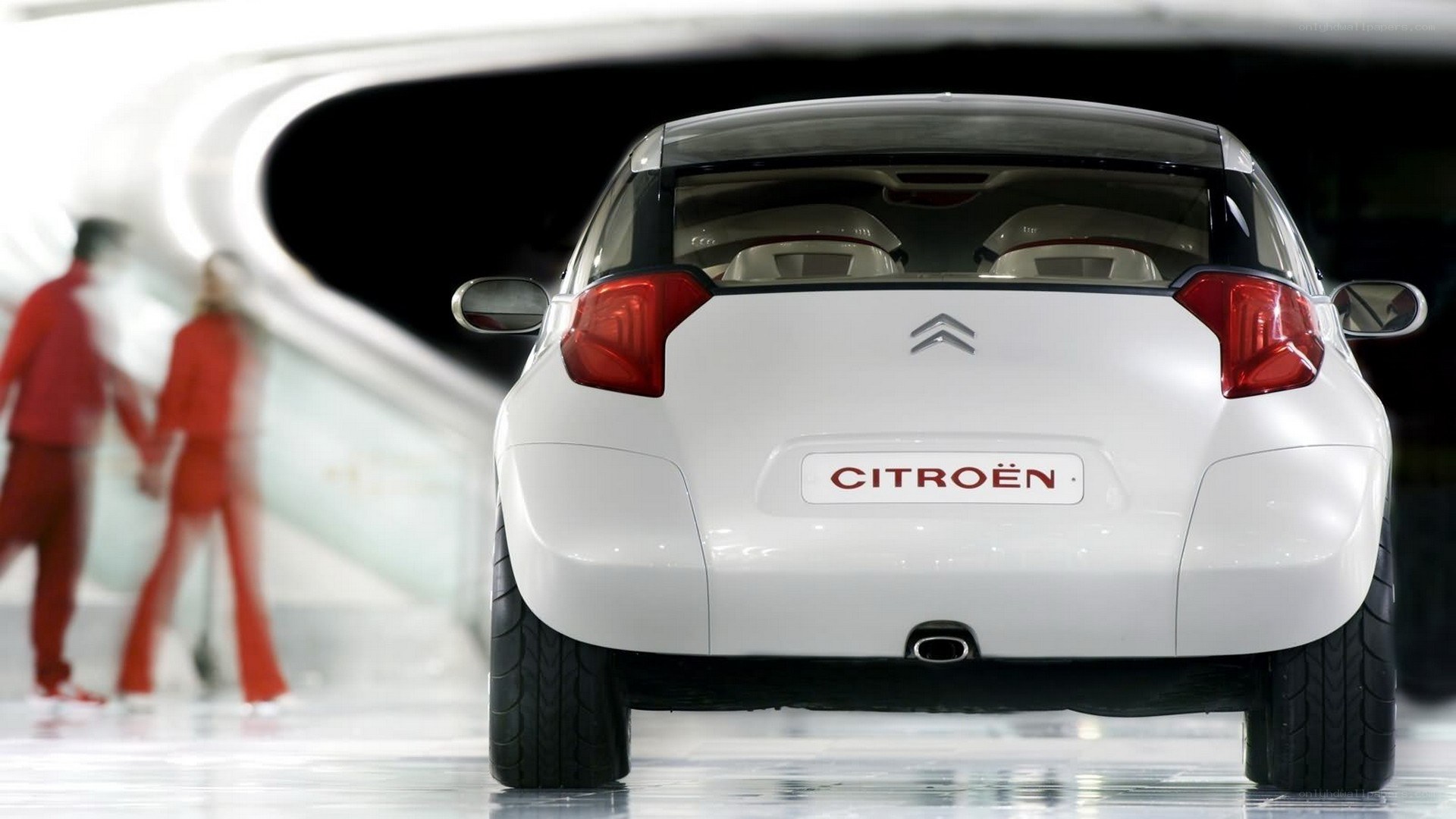 Citroën concept car rear view