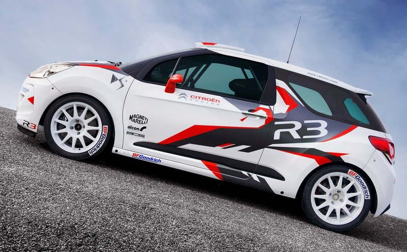 Citroën DS3 R3 rally car