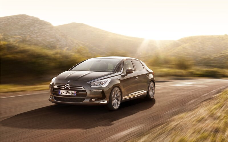 Citroën DS4 driving on a road