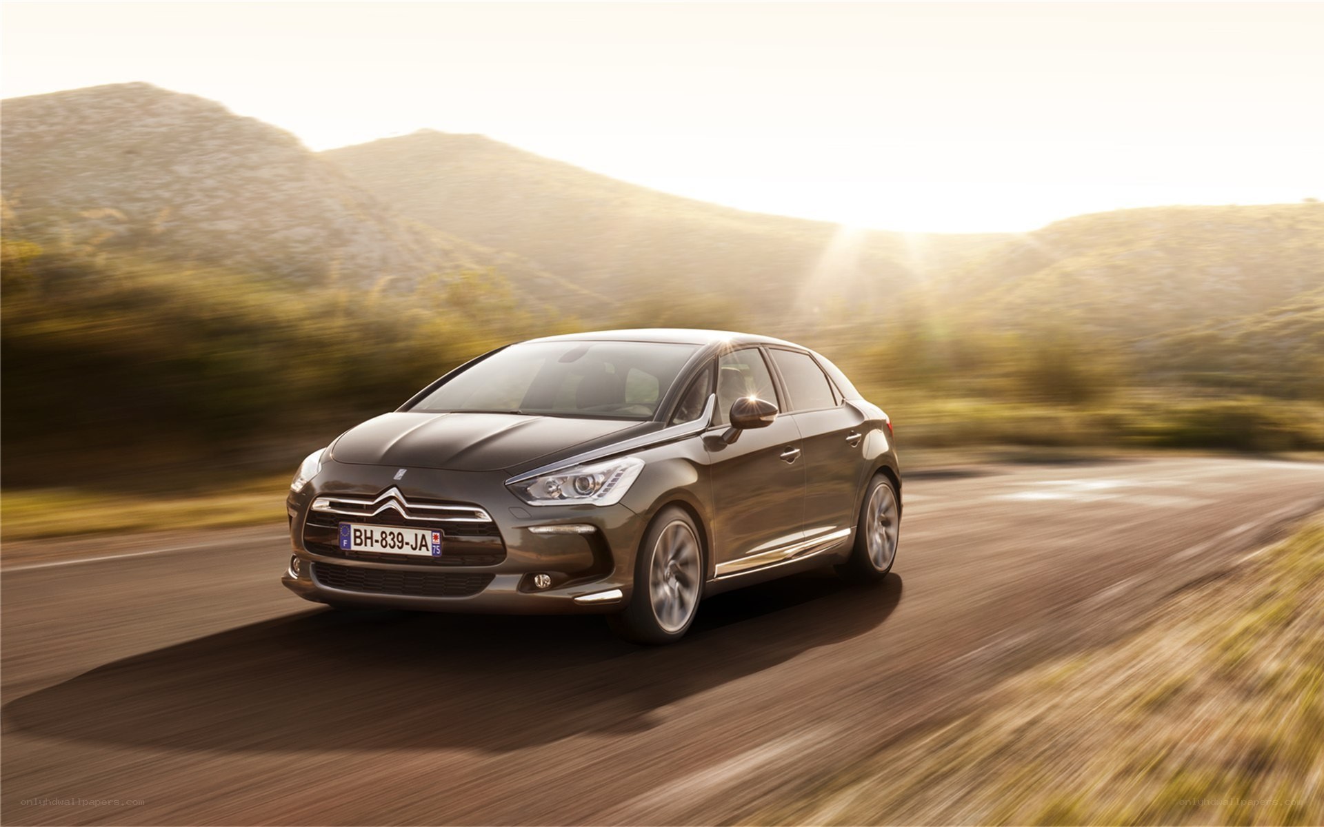 Citroën DS4 driving on a road