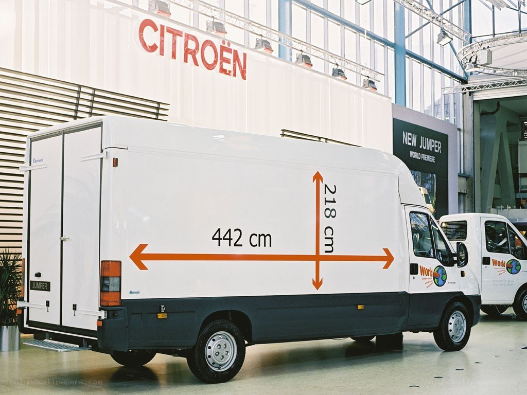 Citroën Jumper van dimensions